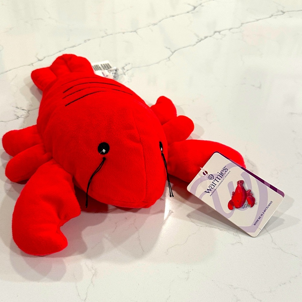 NWT Warmies Lobster 🦞 Aromatherapy Heating Pad Plush